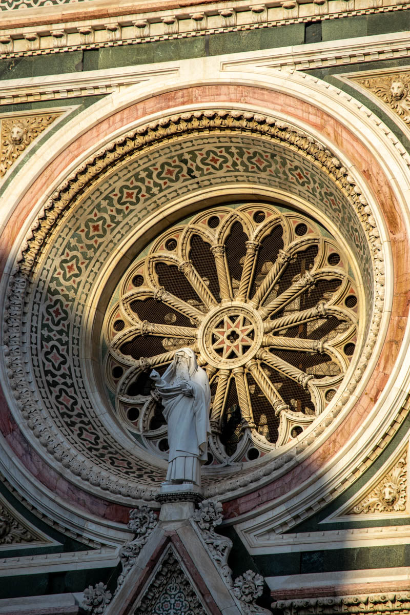 Rose Window at Sunset
