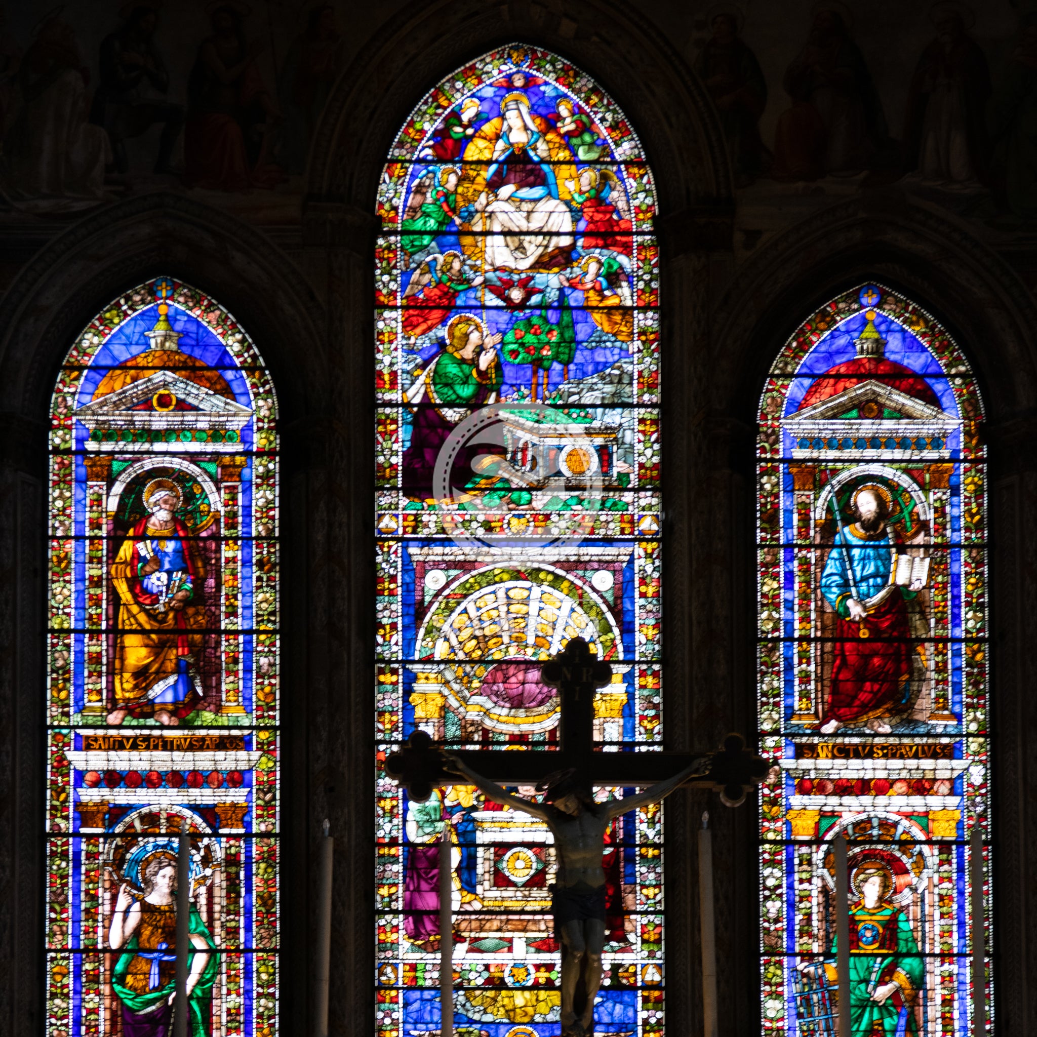 Stained Glass at Santa Maria Novella